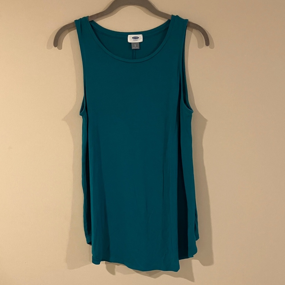 Old Navy Teal Sleeveless Swing Top